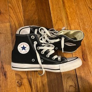 Black Womens Converse High Top Chuck Taylors